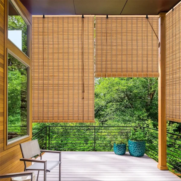 Waterproof Bamboo Roller Blinds