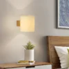 Modern Japanese LED Wood Sconce